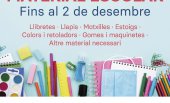 Campanya de recollida de material escolar per a les acadèmies de València devastades per la Dana.